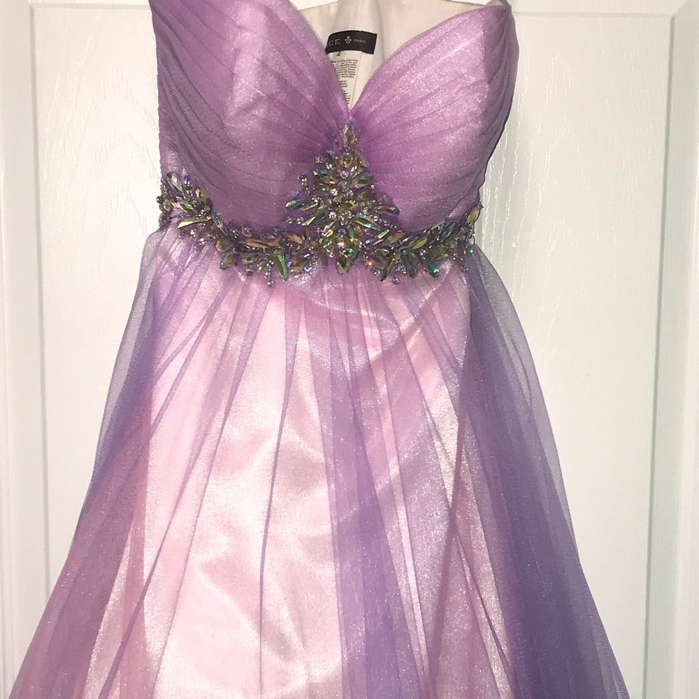 Beautiful purple/pink prom dress